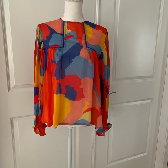 Anthropologie Miranda Peasant Blouse - Picture 9 of 13